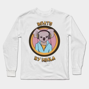 Beats by Koala, Funny Cute Design Long Sleeve T-Shirt